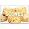 Signmission Scones 2 Banner Concession Stand Food Truck Single Sided B-96 Scones 219 - alternate 1